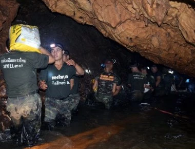Η περίφημη νόσος των σπηλαίων κινδυνεύει να προσβάλει τα εγκλωβισμένα παιδιά στην Ταϊλάνδη σύμφωνα με ειδικούς